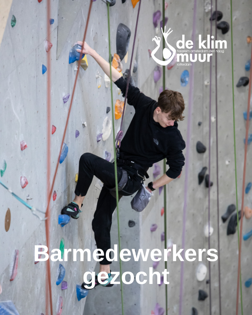 Vacature Barmedewerkers Klimmuur Hollandsspoor