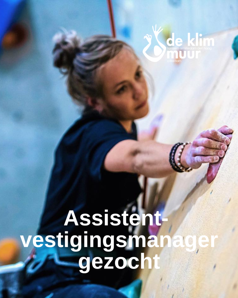 Assistent Vestigingsmanager De Klimmuur